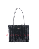 Prada tote fur black