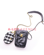 Chanel Black Phone And Coin Purse Sling