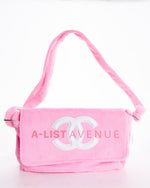 B1T1 Chanel Corduroy Sling Bag Pink