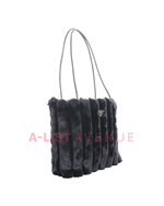 Prada tote fur black