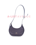Coach Emily Shoulder Bag In Signature Canvas Walnut/Black