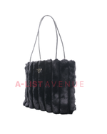 Prada tote fur black