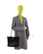 Prada tote fur black