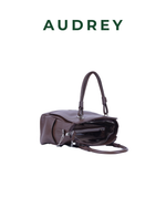 A13 AUDREY Premium Leather Bag Dark Brown