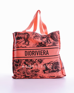 Dior Tote Bag in Salmon Pink  With Pouch