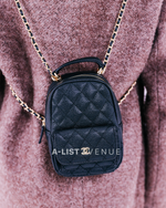 Chanel Caviar Mini Backpack In Black