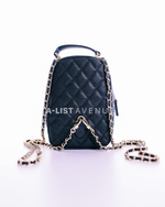 Chanel Caviar Mini Backpack In Black