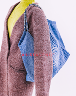 Chanel Light Denim Bag With Free Phone Holder Sling