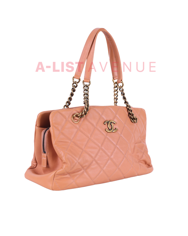 Chanel CC Crown Tote in Warm Beige GHW