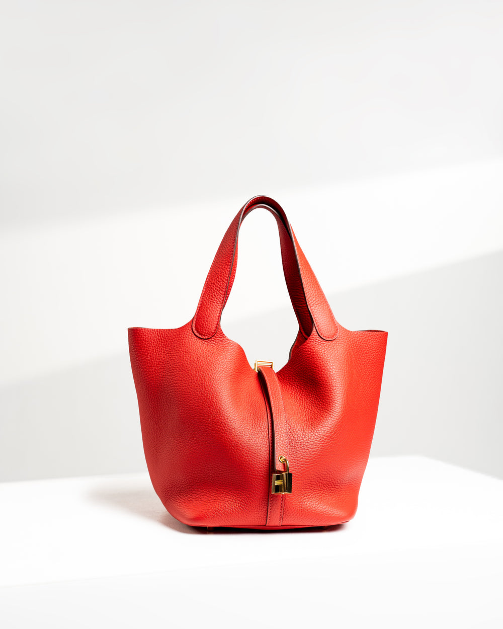 Hermes Picotin Lock 22 Red GHW