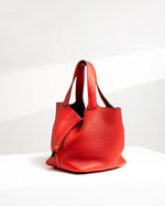 Hermes Picotin Lock 22 Red GHW