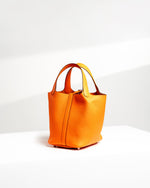 Hermes Picotin Lock 18 Orange PHW