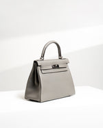 Hermes Kelly 28 Retourne Gray PHW