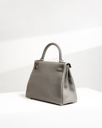 Hermes Kelly 28 Retourne Gray PHW