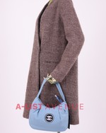 Chanel Shoulder Bag With Drawstring Pouch